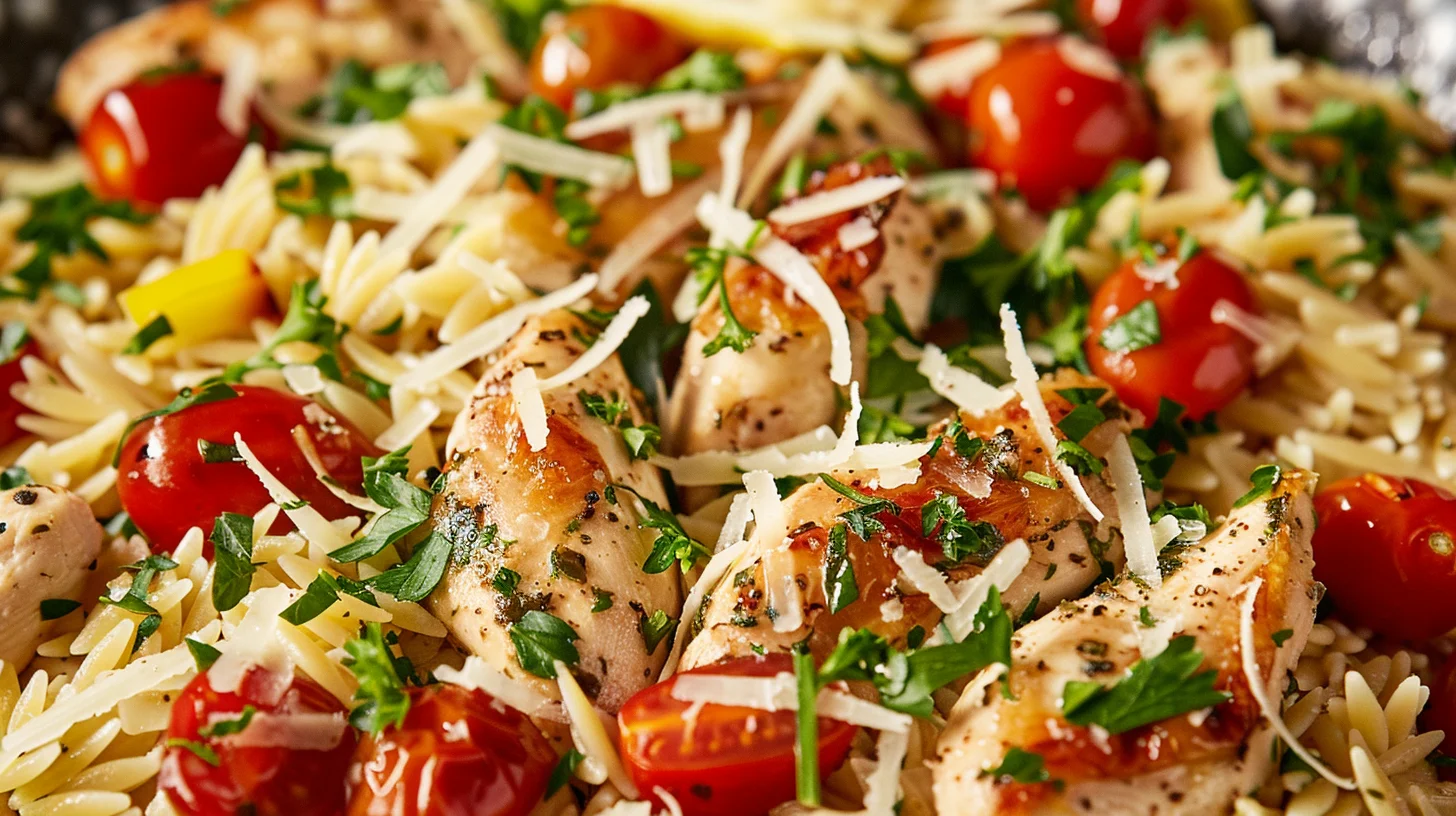 Lemon Herb Chicken Orzo