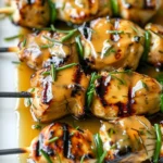 Maple Dijon Chicken Skewers