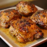 Maple Mustard Chicken Thighs