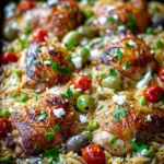 Mediterranean Chicken Orzo