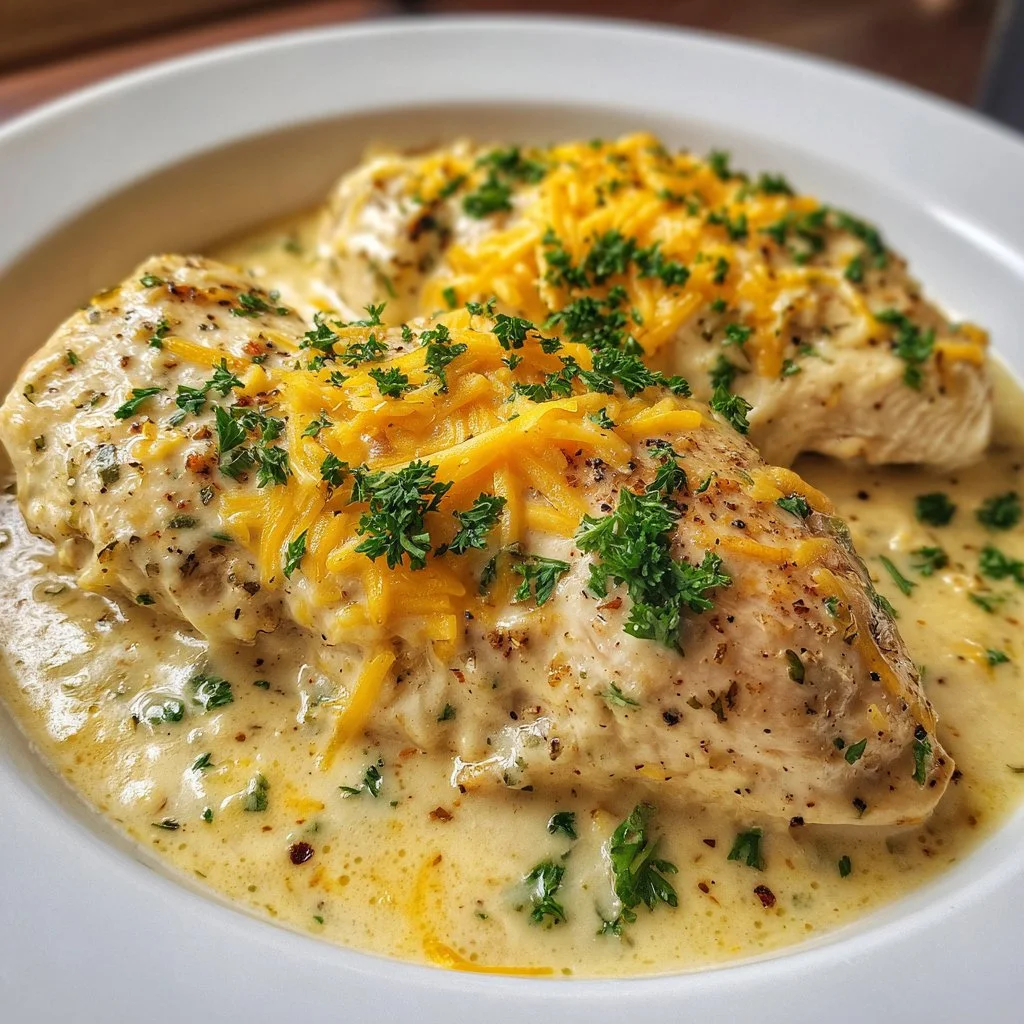 Ranch Chicken Crock Pot recipe with creamy sauce and vegetables.
