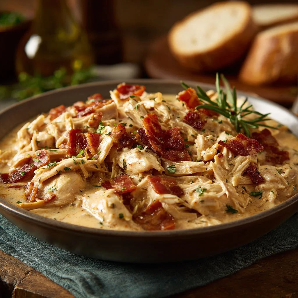 Ranch Chicken Crockpot recipe with tender chicken and rich flavors