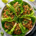 Spicy Garlic Chicken Lettuce Wraps