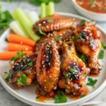 Spicy Honey Garlic Chicken Wings
