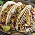 Spicy Honey Lime Chicken Tacos