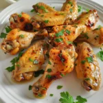Spicy Lemon Garlic Chicken Wings