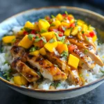 Spicy Mango Chicken Bowls