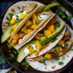 Spicy Mango Chicken Tacos