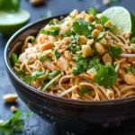 Thai Peanut Chicken Noodle Bowl