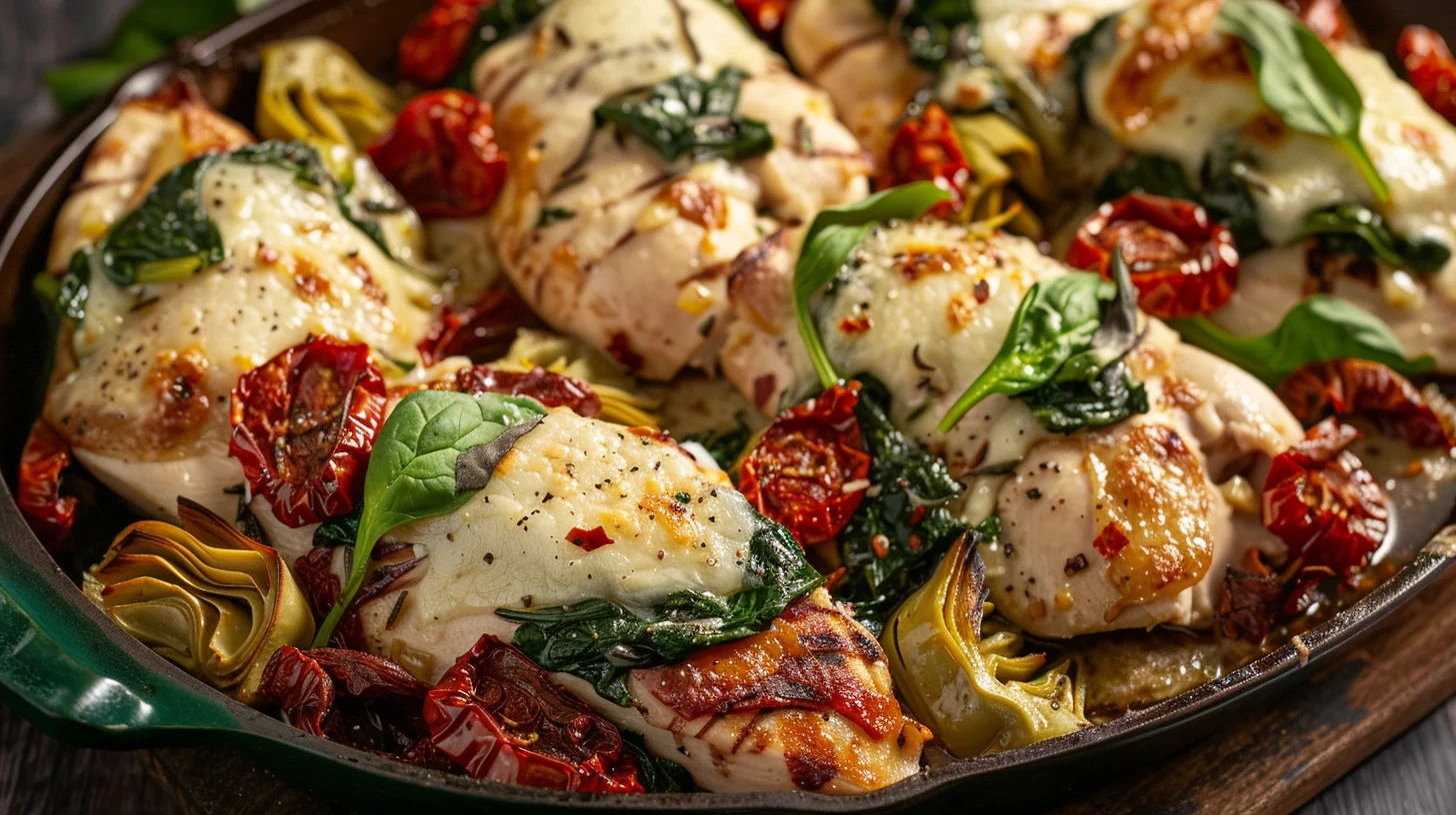 Tuscan Garlic Chicken Skillet