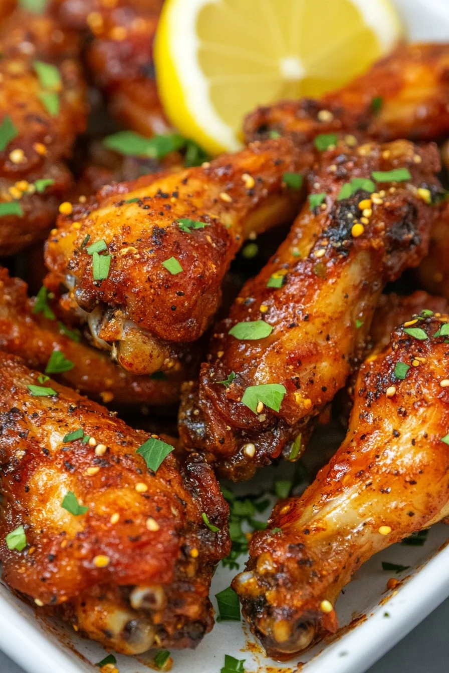 Spicy Garlic Lemon Pepper Wings