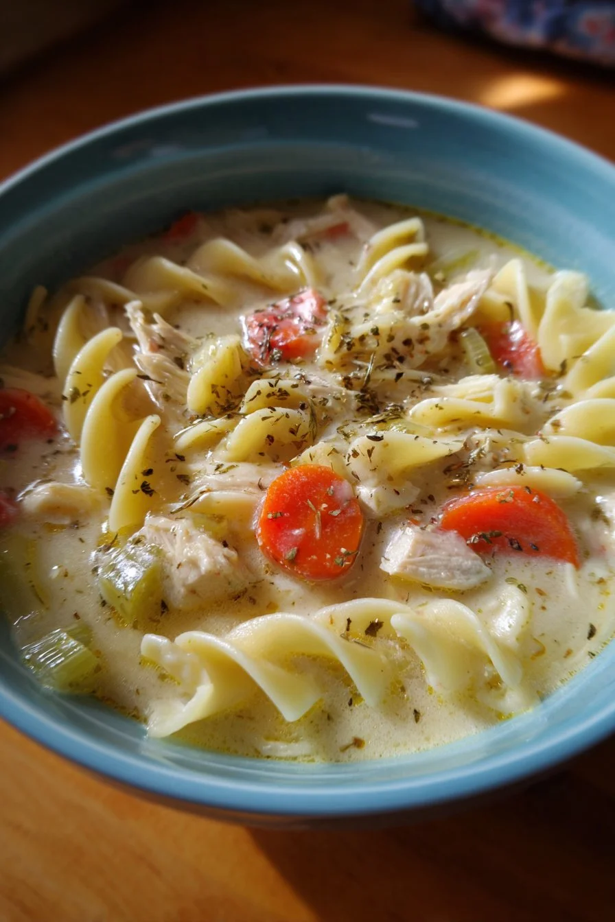Creamy Chicken Noodle Soup