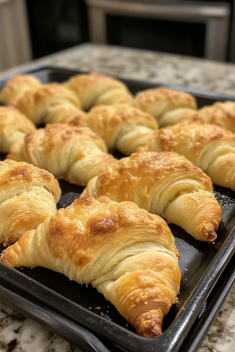 Cheesy Chicken Crescent Rolls