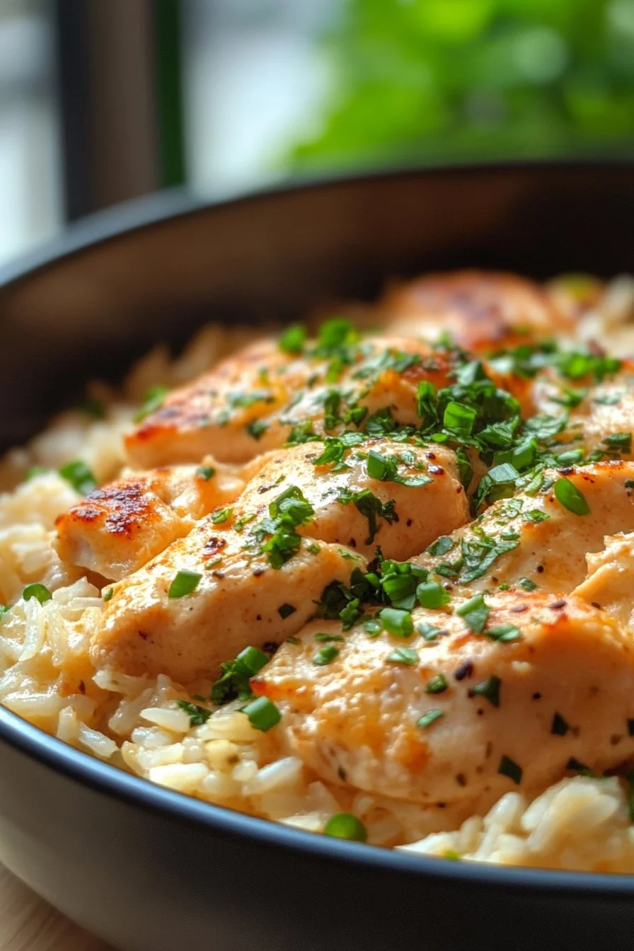 Cheesy Chicken and Rice