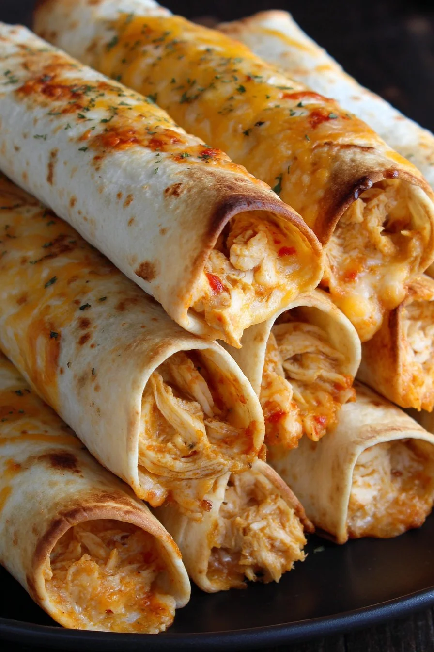 Cream Cheese Chicken Taquitos