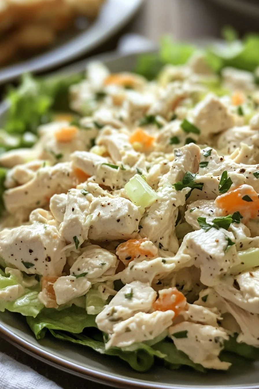 Easy Chicken Salad Recipe with Mayo
