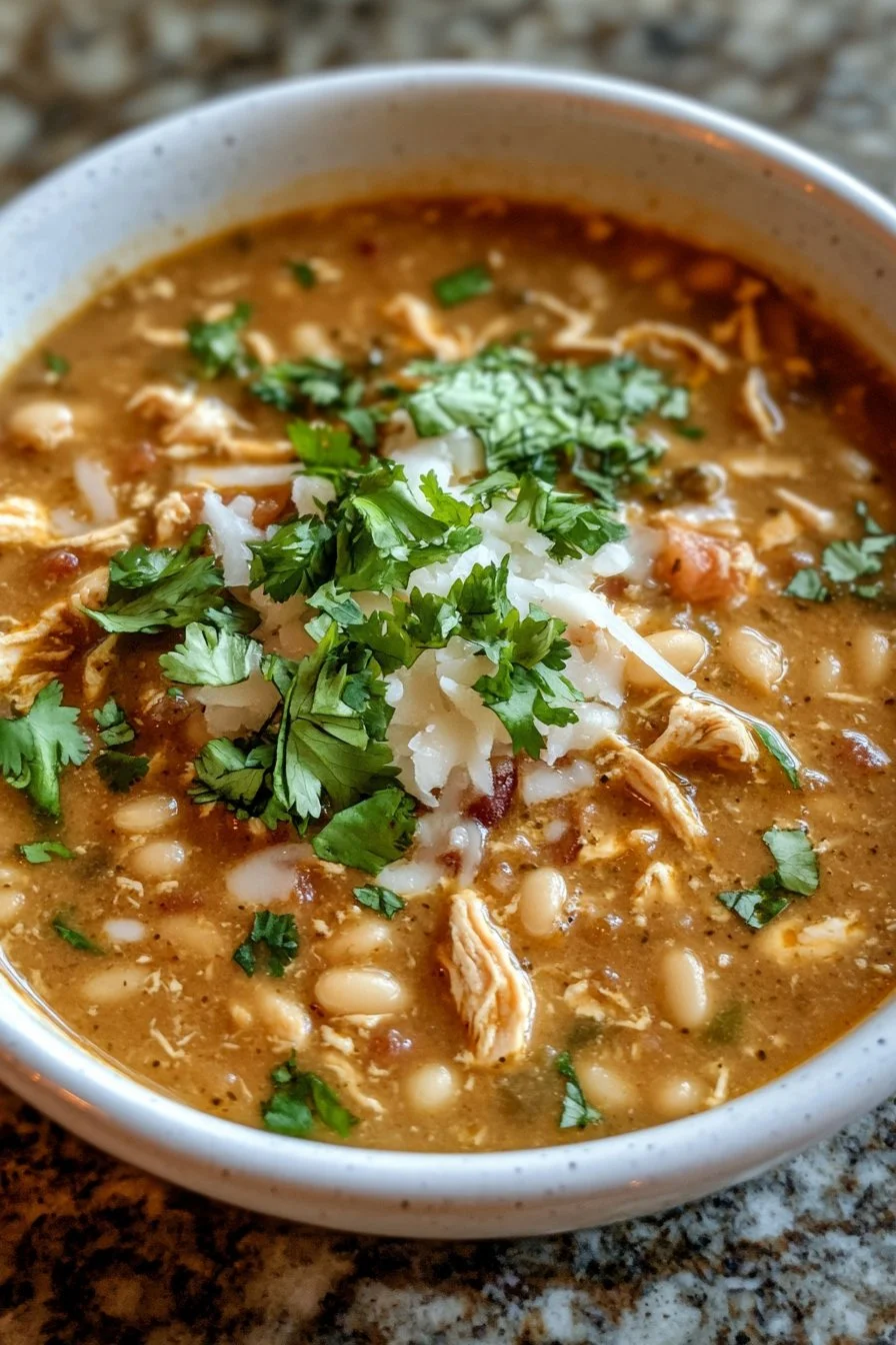 Healthy White Chicken Chili