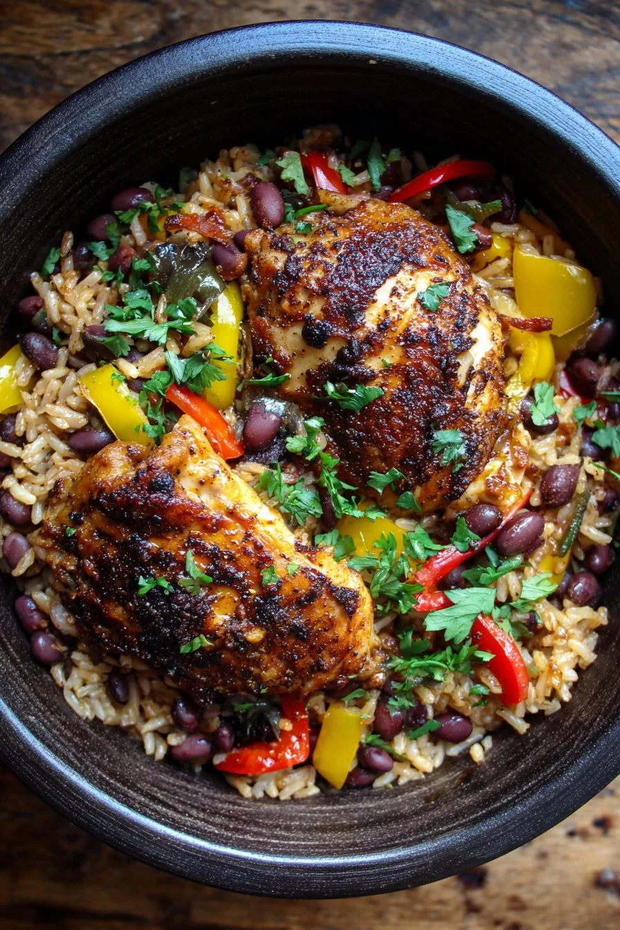 Caribbean Jerk Chicken and Rice