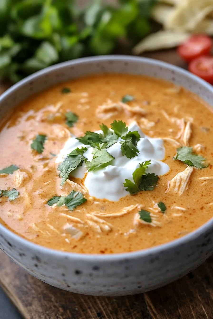 Creamy Chicken Enchilada Soup