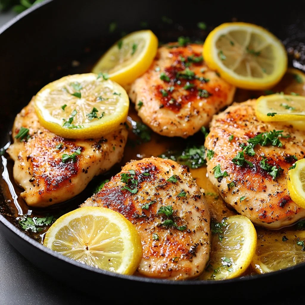 Delicious chicken dinner served with vegetables and herbs for a healthy meal.