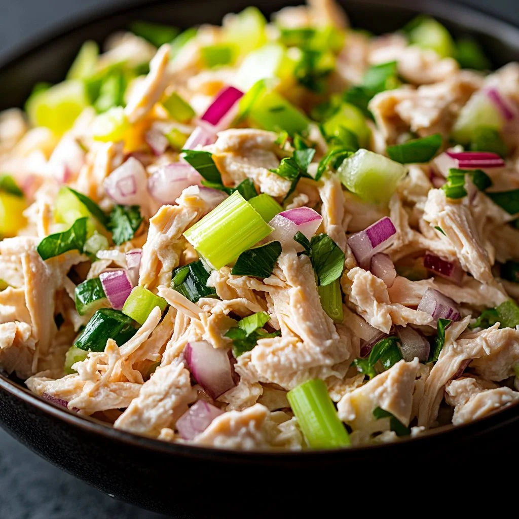 Delicious Chicken Salad with fresh ingredients and vibrant colors