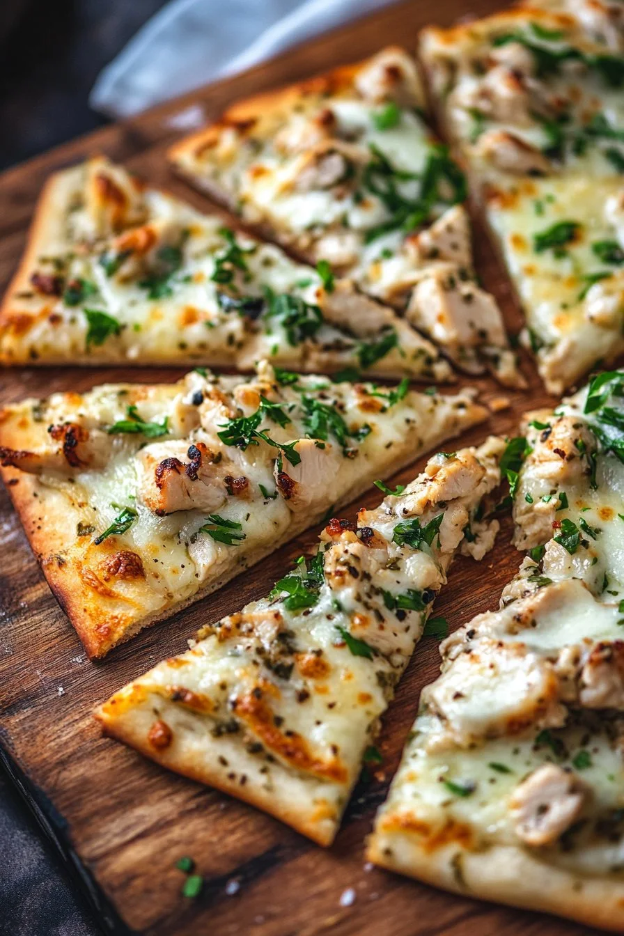 Chicken Caesar Flatbread