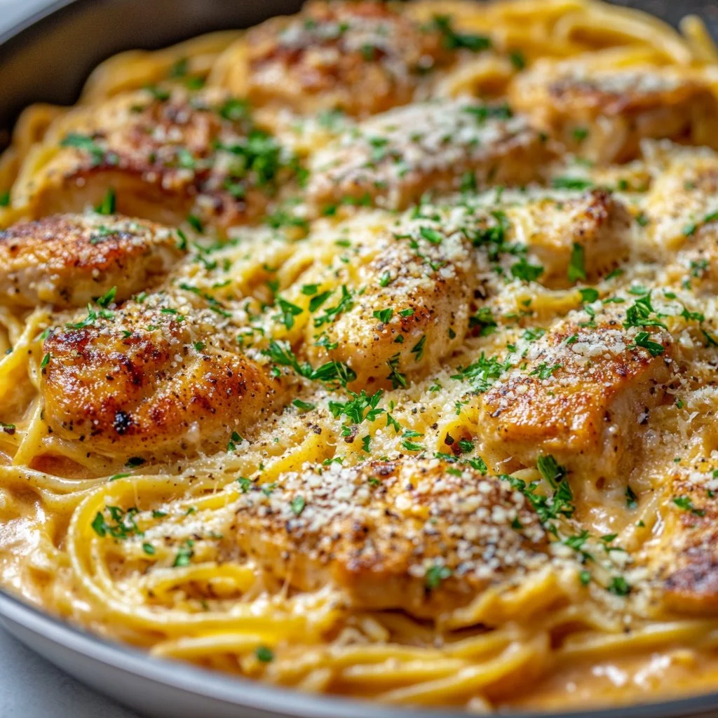 Delicious One Pot Marry Me Chicken Pasta served in a bowl