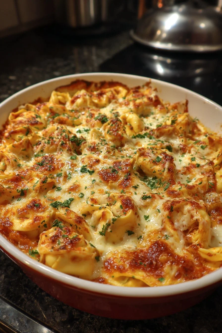 Cheesy Baked Tortellini
