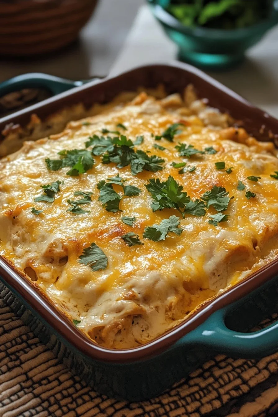 White Chicken Enchilada Casserole: A Beginner’s Guide to Creamy Comfort in a Pan