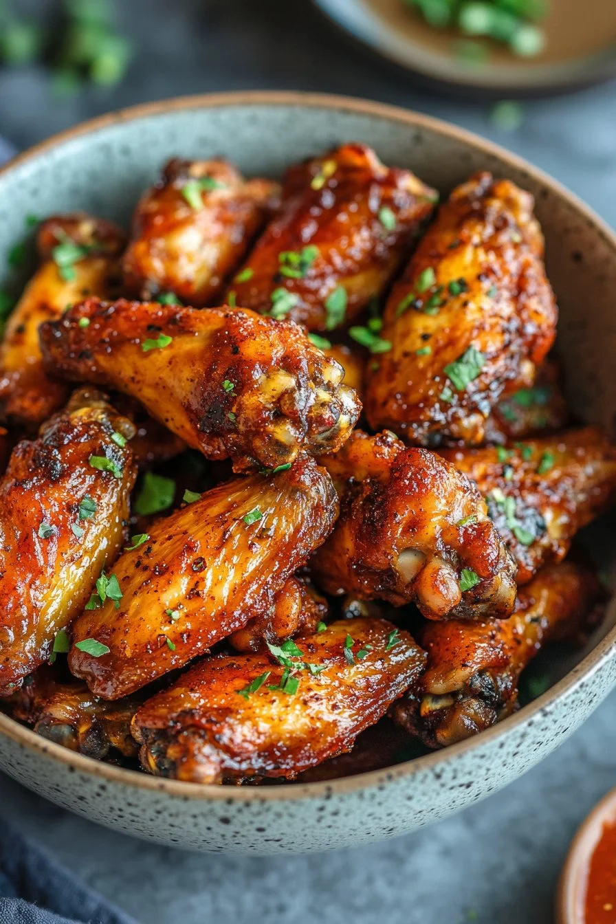 Crispy Dry Rub Chicken Wings Bake or Air Fry