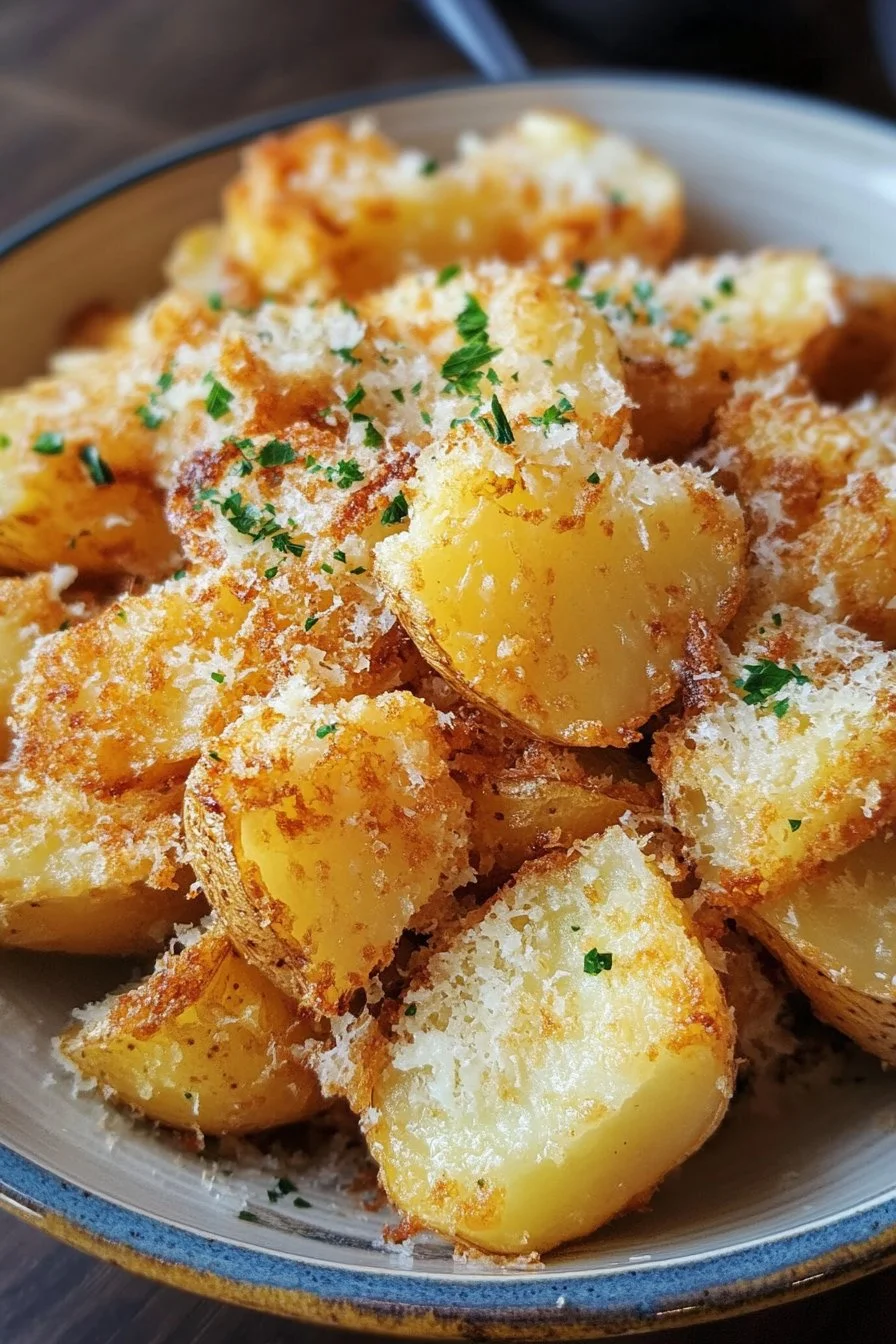 Crispy Parmesan Potatoes