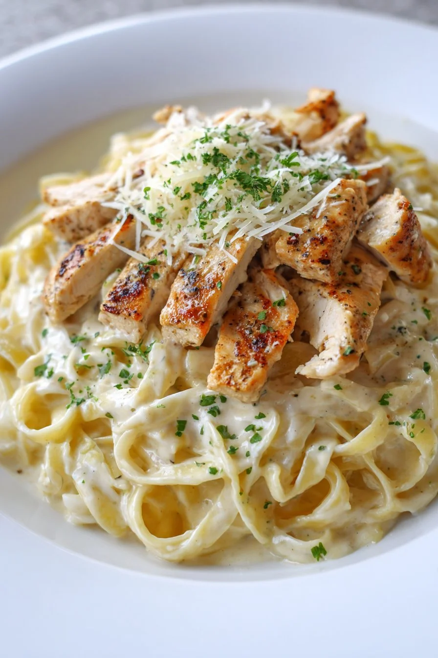 Cajun Chicken Fettuccine Alfredo