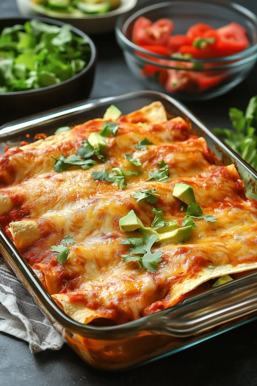 Ultimate Quick and Easy Chicken Enchiladas