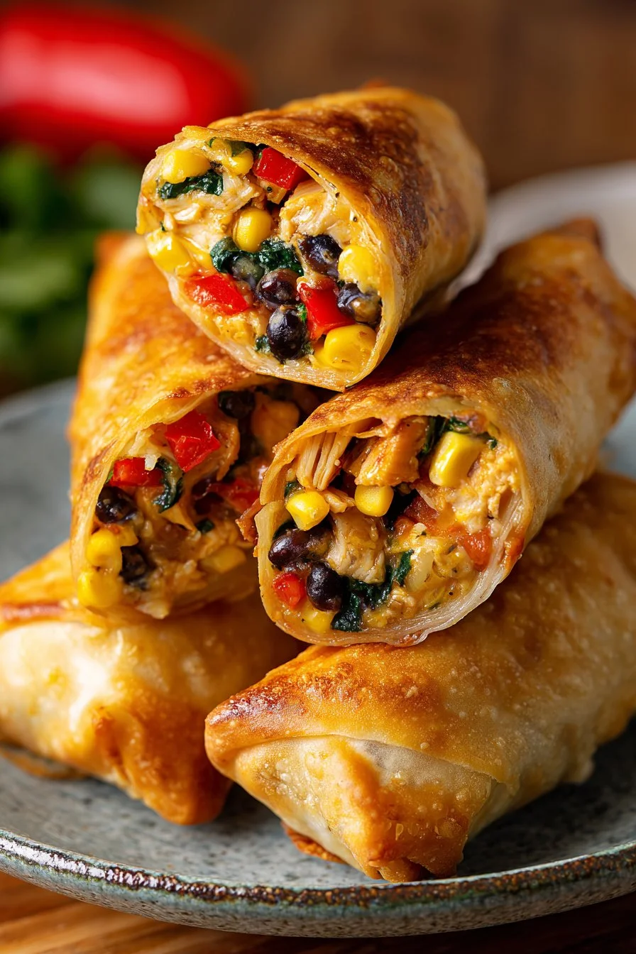 Southwest Chicken Egg Roll