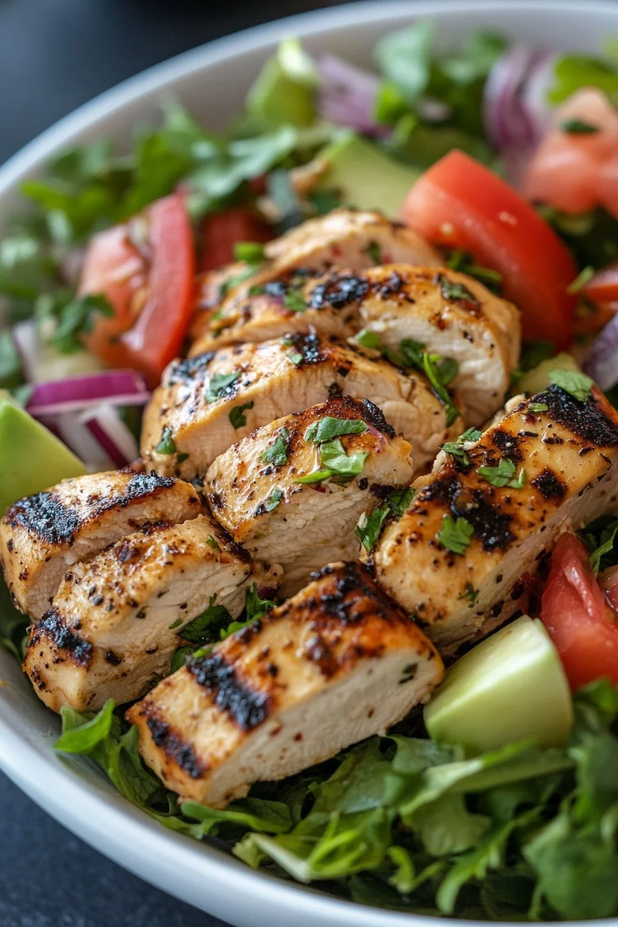 Easy Grilled Chicken Salad