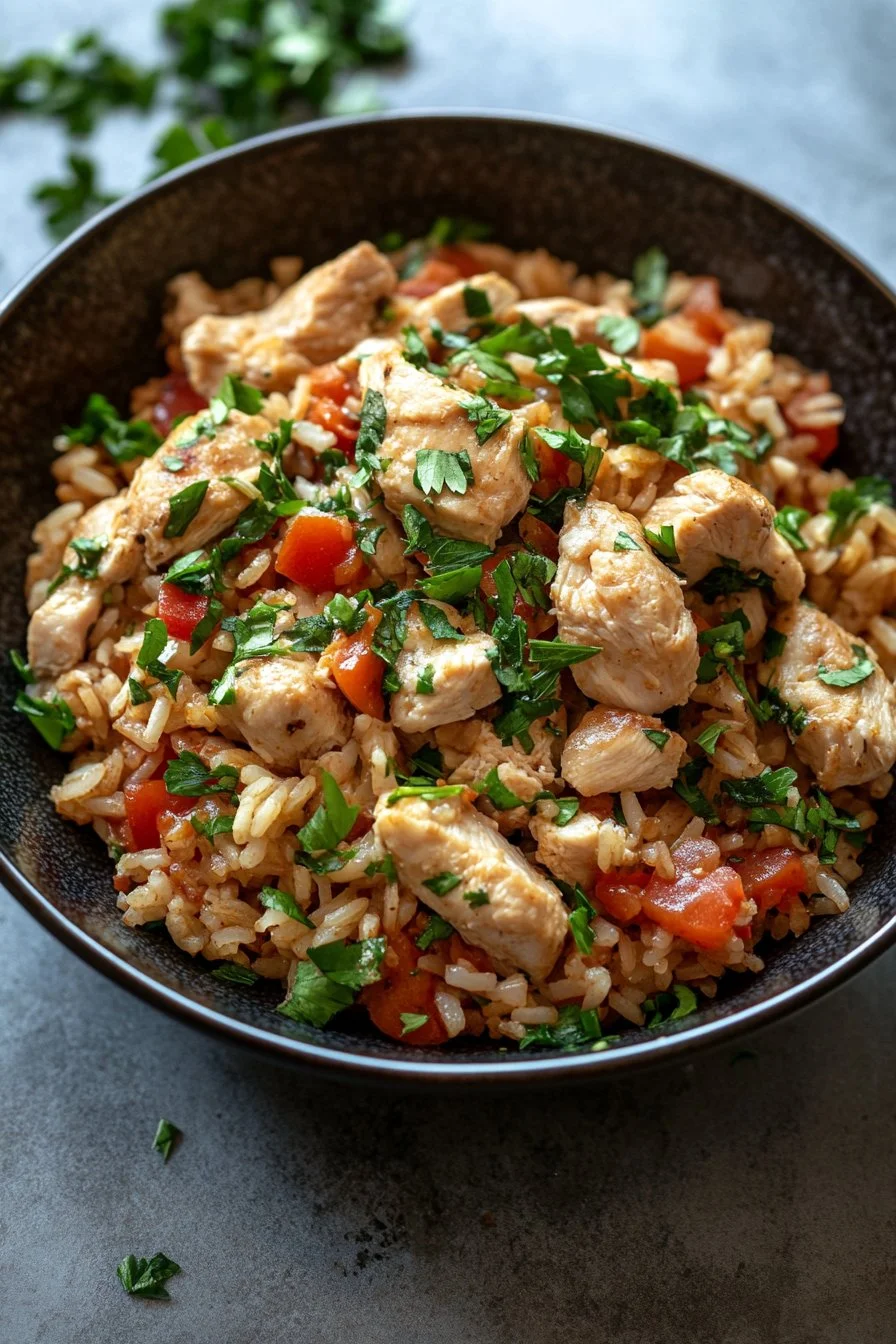 No-Peek Chicken and Rice