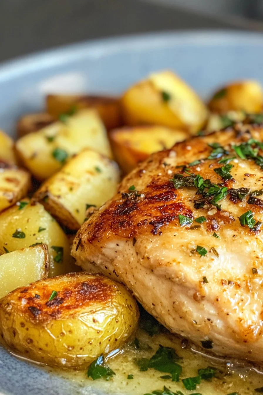 Garlic Parmesan Chicken and Potatoes