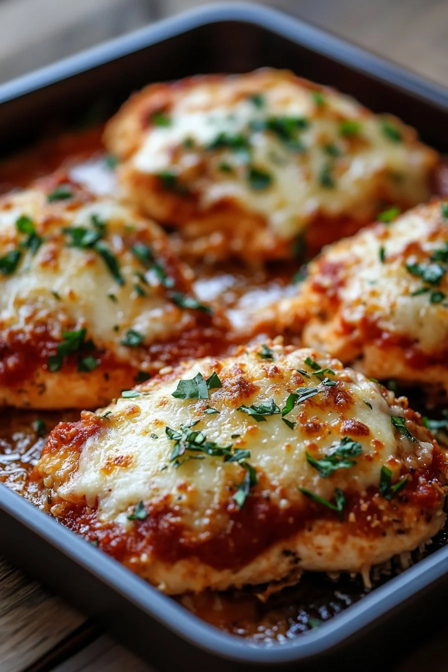 Easy Baked Chicken Parmesan