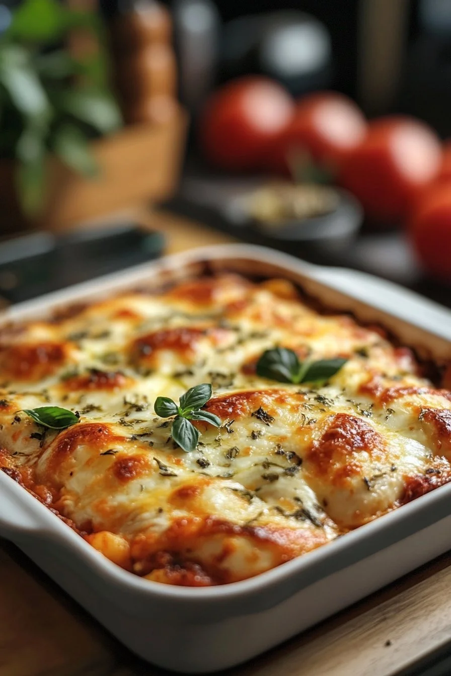 Chicken & Mozzarella Bake