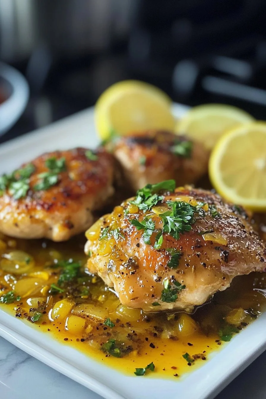 Lemon Pepper Chicken Thighs