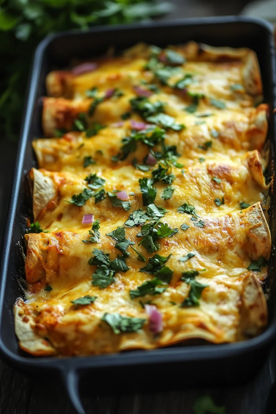 Jalapeño Popper Cheesy Chicken Enchiladas: Creamy, Spicy, and Irresistibly Flavorful!
