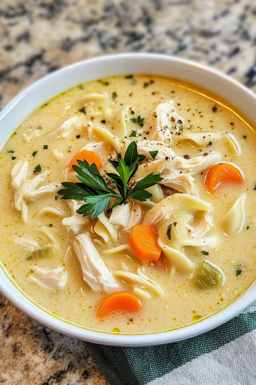 Creamy Chicken Noodle Soup