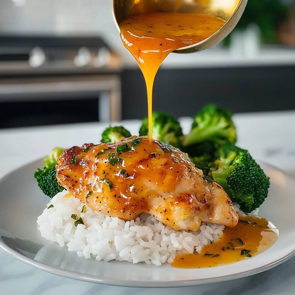 Juicy lemon pepper chicken thighs garnished with fresh herbs