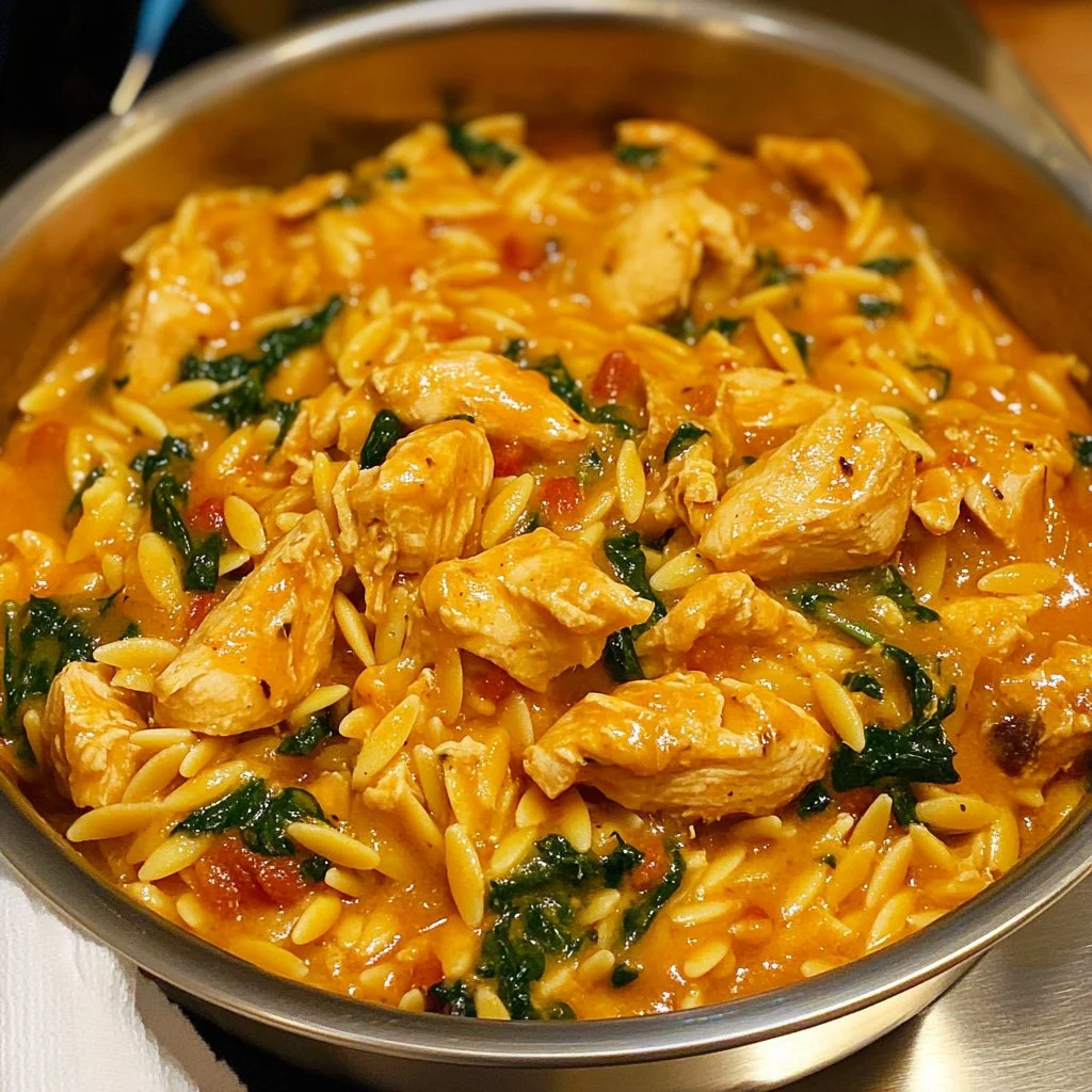Delicious Marry Me Chicken One Pot Pasta dish served in a bowl