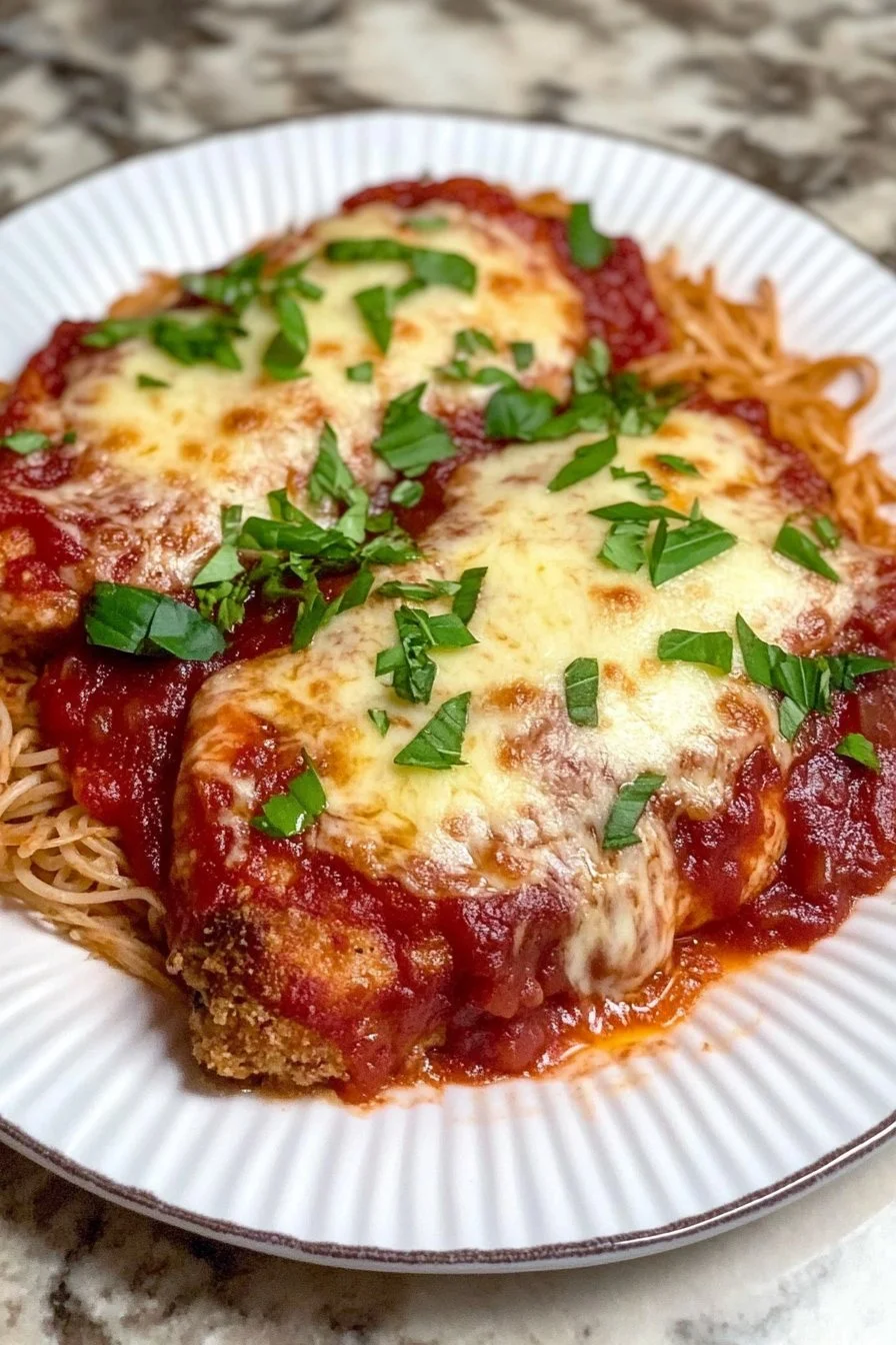 The BEST chicken parmesan recipe