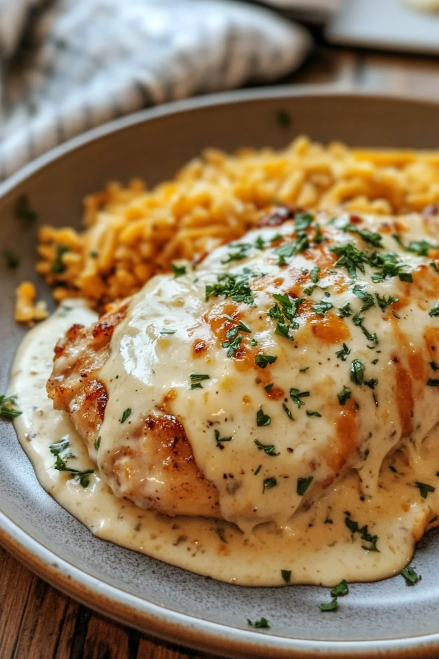 Texas Roadhouse Smothered Chicken with Jack Cheese