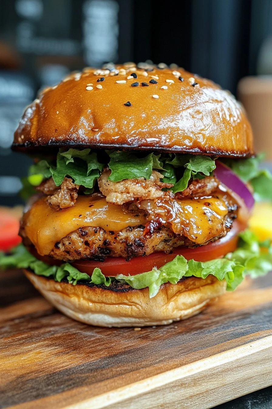 Cajun Buttermilk Chicken Burger