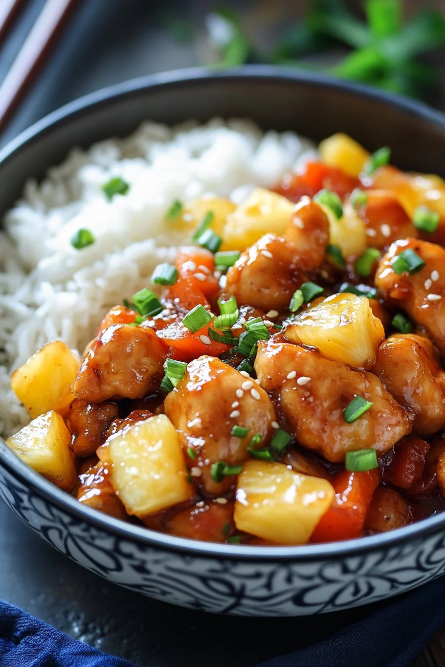 Chinese Pineapple Chicken: Ready in 30 Minutes or Less!