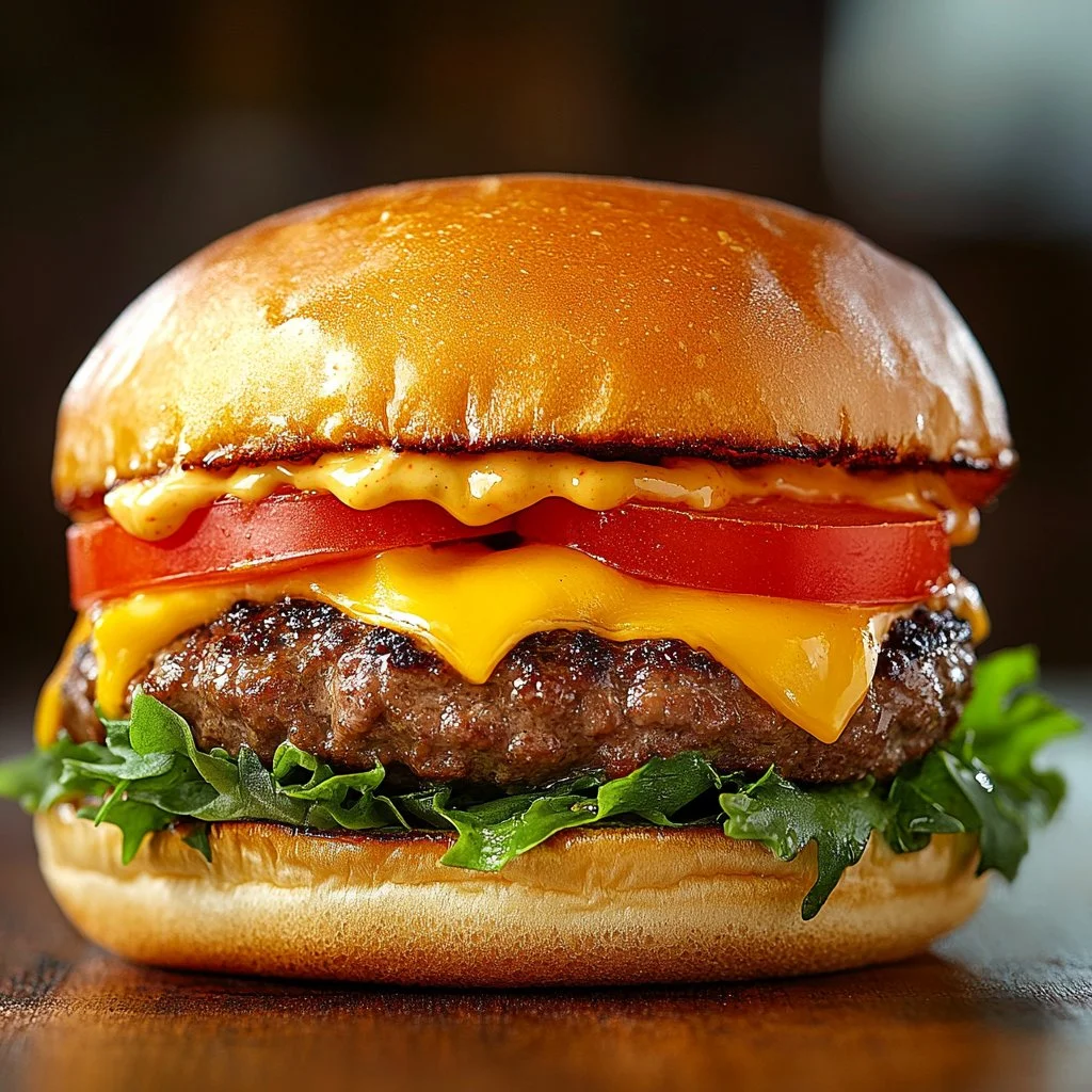 Delicious homemade copycat In-N-Out Burgers on a plate