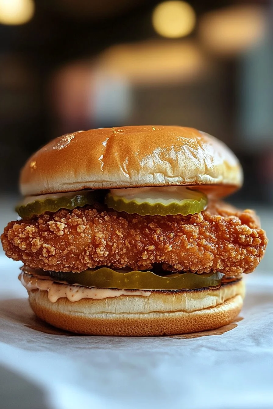Copycat McChicken Sandwich